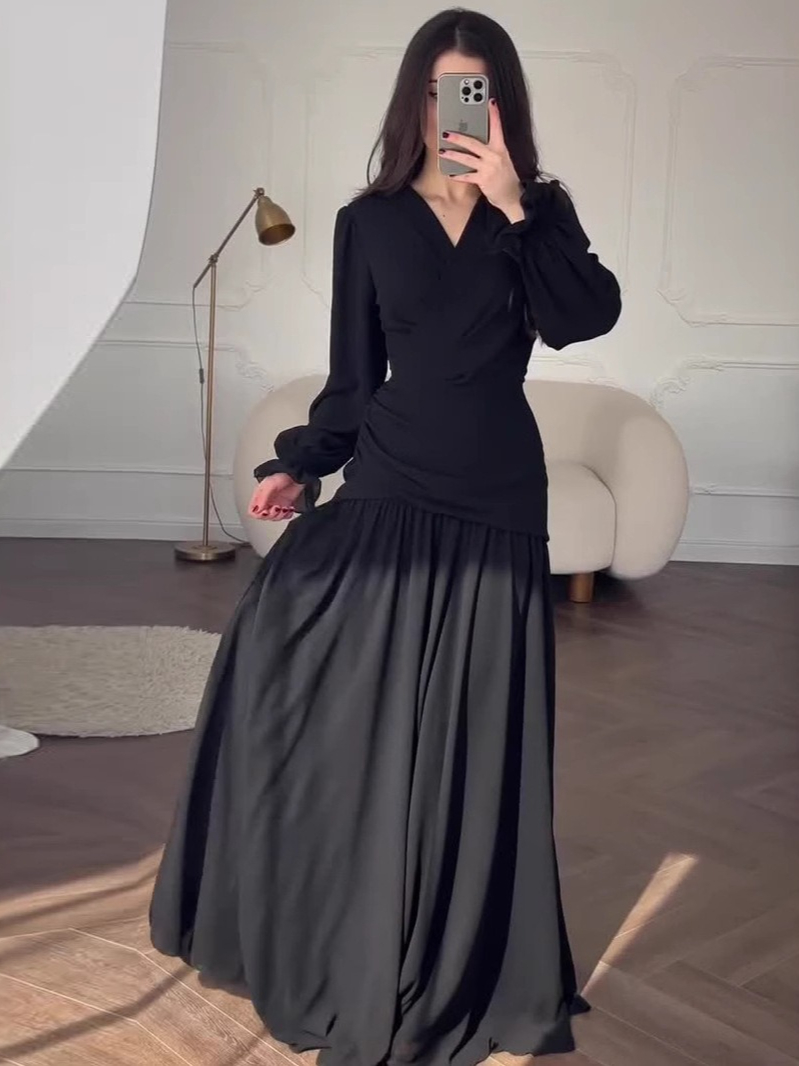 イード女性用ドレス ムスリムアバヤ シフォン ロングドレス  - Jalabiya Women Arabic のレビューと価格