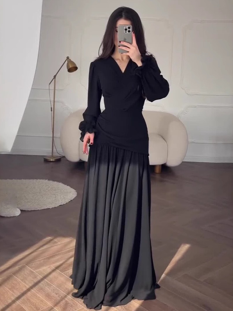 イード女性用ドレス ムスリムアバヤ シフォン ロングドレス  - Jalabiya Women Arabic のレビューと価格