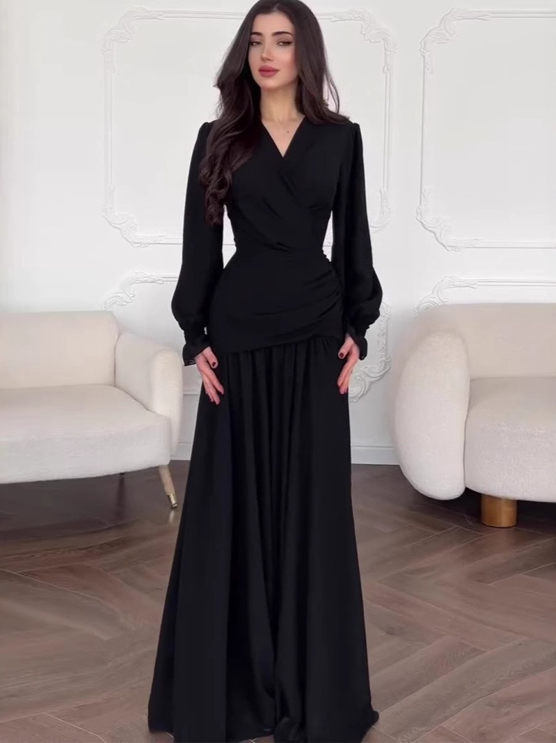 イード女性用ドレス ムスリムアバヤ シフォン ロングドレス  - Jalabiya Women Arabic のレビューと価格