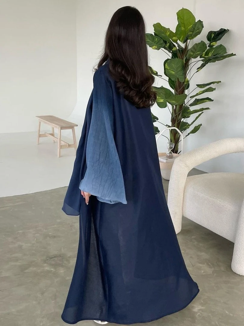 イード女性用アバヤシフォンドレス　ムスリムプリーツフレアスリ - Jalabiya Women Arabic のレビューと価格