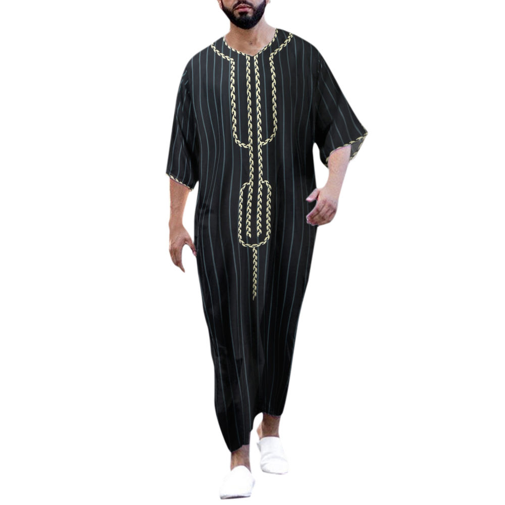 新作メンズコットン混紡ローブ、Vネック、ジャンプスーツ、カジ - Ethnic Wear Men'S Fashion のレビューと価格