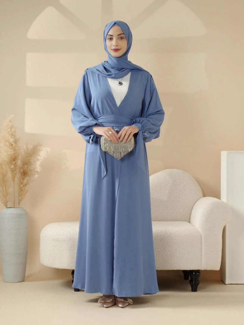 イード・ウィメンズ・アバヤ・ムスリムドレス・バンデージ・レー - Jalabiya Women Arabic のレビューと価格