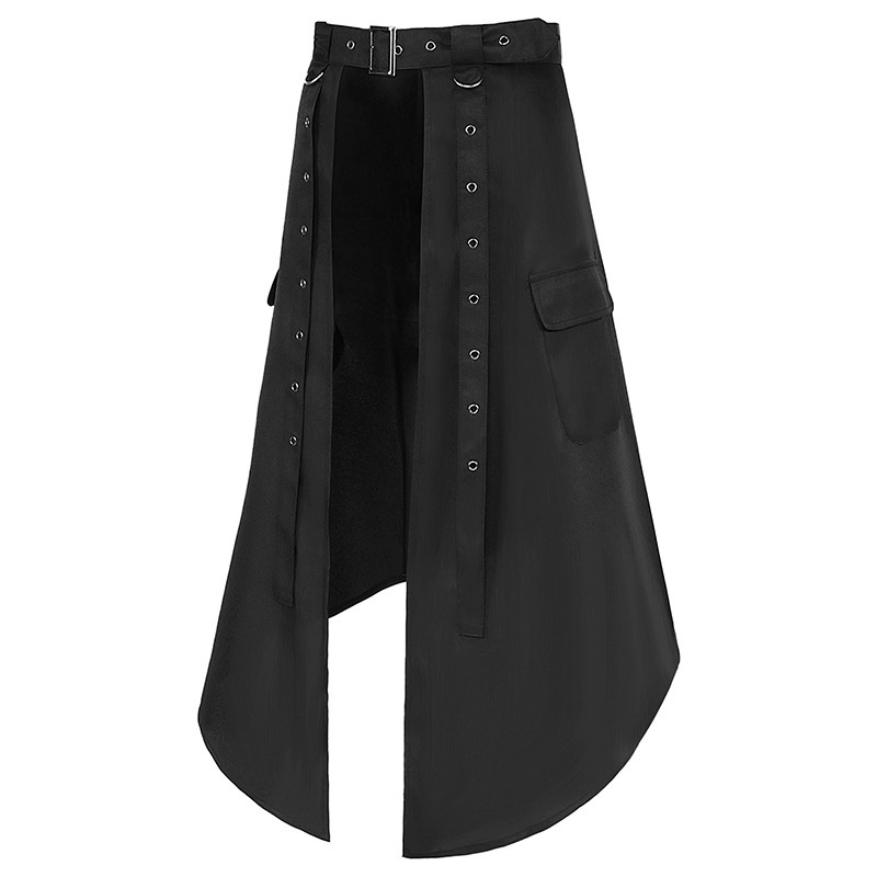 ゴシックパンク・ダークシリーズ、アシンメトリーデザインのスカ - Ethnic Clothing & Online Fashion Store Khaadi Uk のレビューと価格