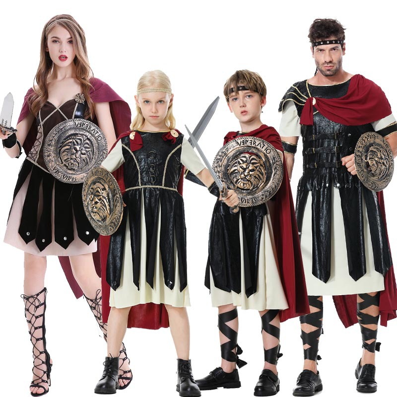 ローマ兵士騎士コスチューム成人男性用ハロウィンパーティー仮装 - Ethnic Clothing & Online Fashion Store Khaadi Uk のレビューと価格