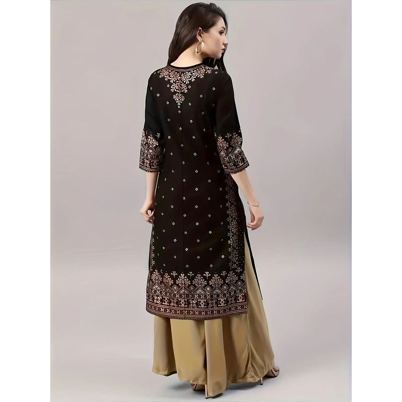 女性用カジュアルエスニックスタイルの服装セット。丸襟、ミドル - Ethnic Clothing & Online Fashion Store Khaadi Uk のレビューと価格