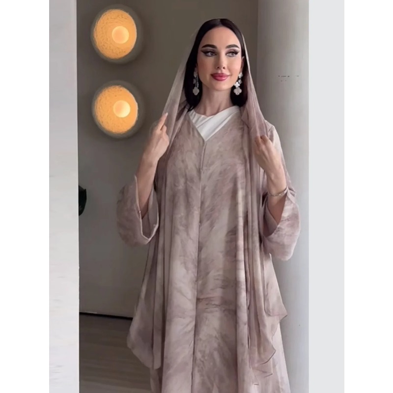 スカーフ、女性用ドレス、アバヤ、カーディガン、イスラム教徒向 - Jalabiya Women Arabic のレビューと価格