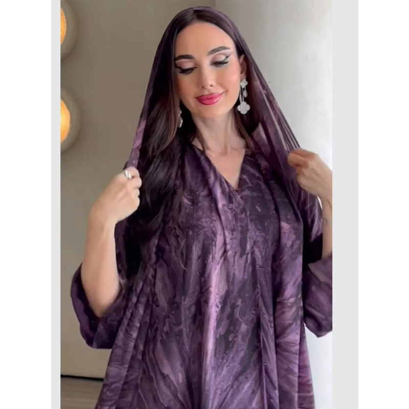 スカーフ、女性用ドレス、アバヤ、カーディガン、イスラム教徒向 - Jalabiya Women Arabic のレビューと価格